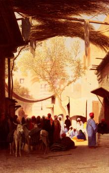 查爾斯 西奧多 弗裡爾 A Market Place, Cairo 查爾斯 西奧多 弗裡爾 A Market Place, Cairo